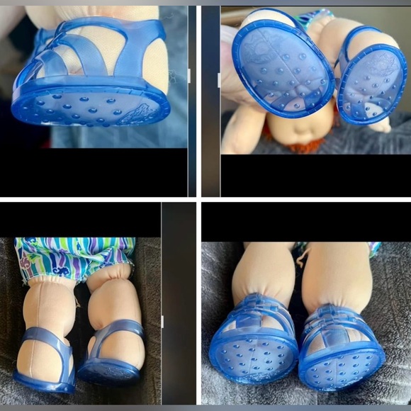 Cabbage Patch vintage Hasbro 15” red/blue doll in CPK clothes - children - Picture 14 of 17